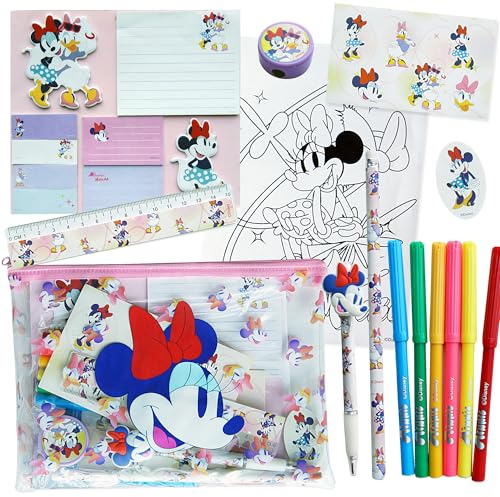 Disney Minnie Mouse Colouring Book - Fun and Creative Colouring Set for Kids, Perfect for Arts, Crafts, and Imaginative Play Minnie Characters