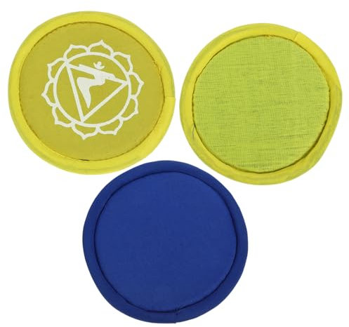 JEWEDECO 3stücke Teiliges Sound Bowl Kissen Aus Handgefertigtem Farbige Klangschalenunterlage Für Tibetische Meditationsschalen Runde Buddha Klangschalenpolster Langlebig Und Leicht Transpo