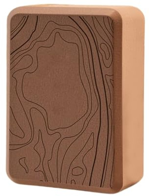 Mattone per yoga, 23 x 15 x 7 cm, mattoncini da palestra in EVA, antiscivolo, per donne e uomini, per esercizi in palestra, esercizi a casa, fitness, danza, meditazione, inginocchiarsi e seduti