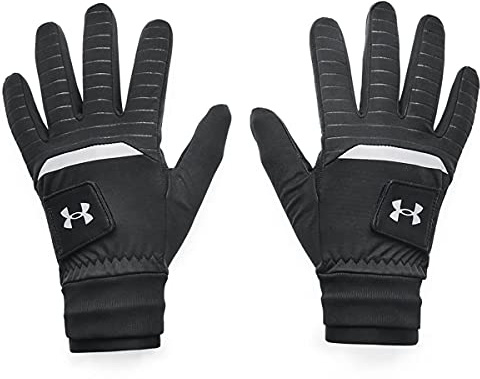 Under Armour Mens 2022 ColdGear Infrared Golf Glove - Black - M