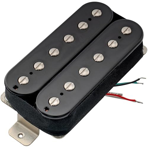 Artec HBBA-TBN Alnico 5 Humbucker Electric Guitar Bridge Pickup 16.8K Black