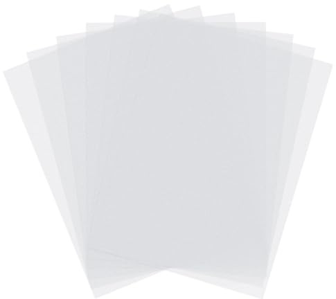 Rumyve A4 Translucent Tracing paper, 100PCS Transparent Papyrus Paper for Drawing Clear trace Design Sketch Painting Calligraphy Graphic Scrapbook (Thin)