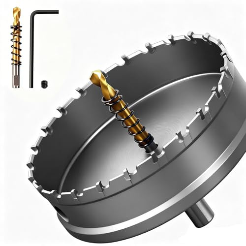 GPtzlei Sierra Perforadora TCT 150mm para Metal y Acero Inoxidable