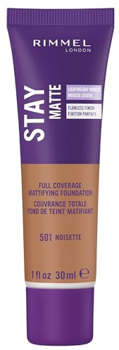Rimmel Stay Matte Foundation, Noisette, 3 ml (1 Fluid Ounce Unknown)