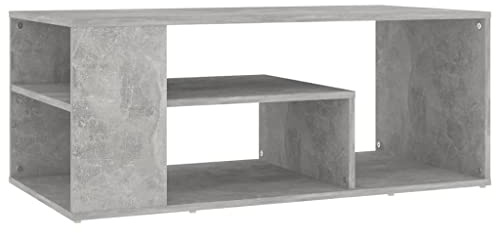 vidaXL Tavolino Salotto Grigio Cemento 100x50x40 cm Legno Multistrato