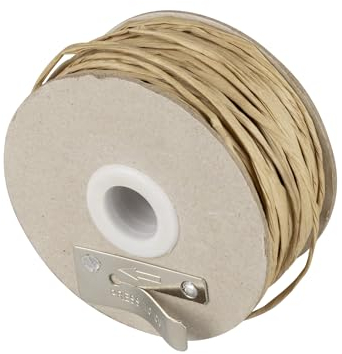 Windhager Papierkordel, 50 m, aus reinem Kraftpapier, Papierschnur, Pflanzenbinder, Gartenschnur, Bastelzubehör, Bastelschnur, biologisch abbaubar und recycelbar, Natur