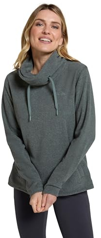 Mountain Warehouse Hebridean Womens Cowl Neck Fleece Dark Khaki 16