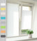 Vkele Plissee ohne Bohren Klemmfix – Faltrollo Jalousie Weiß 40x120cm(BxH), Lichtdurchlässig & Blickdicht, Sonnenschutz & Sichtschutz, Easyfix Rollo für Fenster & Tür