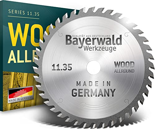 Bayerwald - HM Kreissägeblatt - 235 x 2.8/1.8 x 30 | Zahnform: WZ (48 Zähne) | Für Tischlerplatten - Holz mit Leim etc.