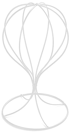 Hyclam Moderno soporte de metal para sombreros de mesa, soporte de exhibición de pelucas, elegante estante para gorras y sombreros de bolos, organizador de almacenamiento