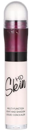 Corrector En Barra Corrector De Maquillaje HidratacióN Y HumectacióN Ilumina El Tono De La Piel Corrector Oil Control Impermeable Con Aplicador Corrector Cushion (01, Talla única)