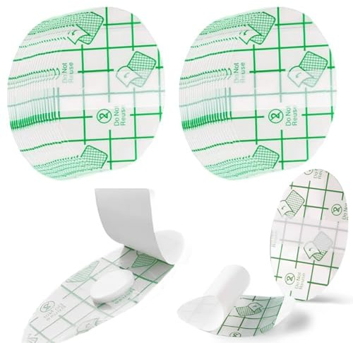 JEYORZY 60 PCS Orejeras para Ducha, Apones Oidos Natación,Pegatinas Desechables Impermeables para los Oídos con Tapones para los Oídos de Algodón,Impermeables Para El Oído Nadar Y Bañarse-A