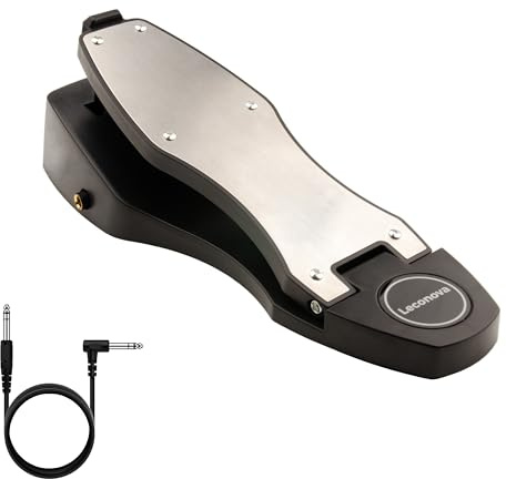 Leconova Electronic Hi-Hat Controller - Silent Linkage Hi-Hat Stand, Plug & Play, Compatible with Roland/Yamaha/Alesis E-Drums