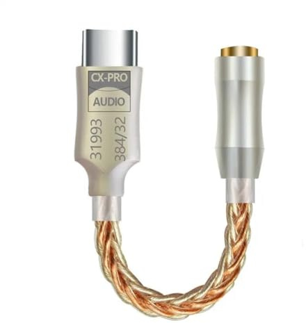 Blmirror 1 Pezzo CX31993 HiFi Tipo C A 3,5 mm Amplificatore per Cuffie Audio Decoder IEM AMP Adattatore per Cellulare in Metallo A