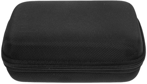 ASAKKURA Étui de Protection Antichoc pour Matériel de Diabète, Pochette Portable Noire Bordure, Organisateur de Rangement Multifonction pour Lecteur de Glycémie, Étui de Voyage Pratique