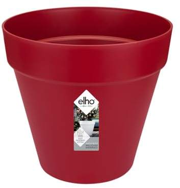Elho Loft Urban Rond 30 - Pot De Fleurs - Fruits Rouges - Extérieur - Ø 29 x H 26.2 cm