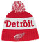 adidas Detroit Red Wings 2019/20 Culture Cuffed NHL Pudelmütze, One Size