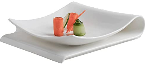 Charola de Servicio Bandeja de servir bandeja de cerámica Bandeja plegable Bandería Bandeja Bandeja Bandeja Bandeja Bandeja Blanco Bandeja decorativa (Size : A)