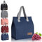 HZYUEKUN Lunch Bags for Women Men, Reusable Insulated Leak-Proof Portable Tote, Waterproof Container for Kids Girls Boys Adults, Thermal Cooler Box Adults Work School Travel Picnic(Dark Blue)