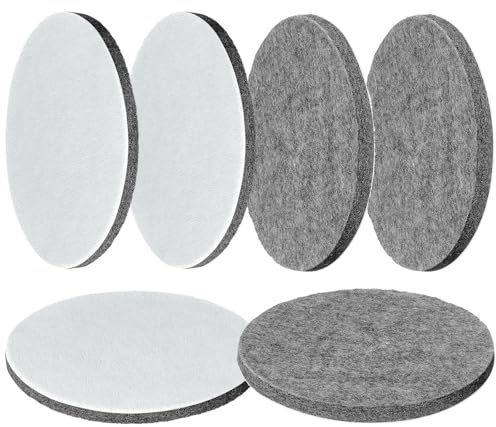 6 Feltro lucidante 125mm disco lucidante per levigatrice eccentrica tampone lucidante feltro vetro lucidatura auto tamponi 125mm velcro tampone in feltro lucidatura tampone lucidatura per legno