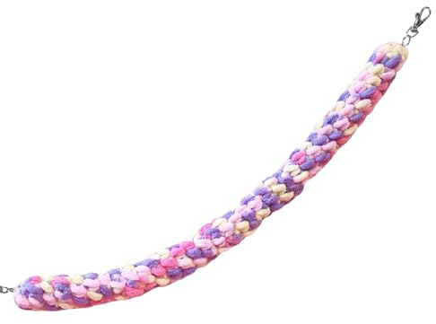 Jouet Glissant de Sucre hangable | 23,62 Pouces Chaîne d'escalade | Toys d'enrichissement de Rope Rope Rope - Jouet à mâcher de hamac Swing pour Les Petits Animaux de Compagnie comme des Souris