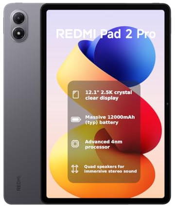 XIAOMI Redmi Pad 2 Pro 8+256 Graphite Gray (No power adapter included)