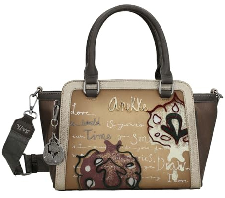 Anekke Bolso de Mano para Mujer con Asa de Mano con Bandolera | Medidas 27x20x12 cm
