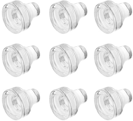 PAMINGONO Tappi per Bottiglie di Vetro Chiusura Ermetica Set da 10 Pezzi Design a Barra a T Tappi per Bottiglie di Birra e Vino Sigillanti Multiuso per Bevande Artigianali e Decorazioni
