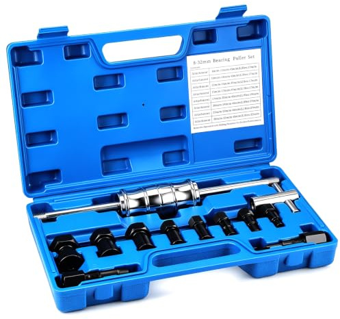 Mynoozi Lagerdragare, glidhammare 12TLG, bottenfäste, kullager, hjullager, verktygsstorlek 8–32 mm
