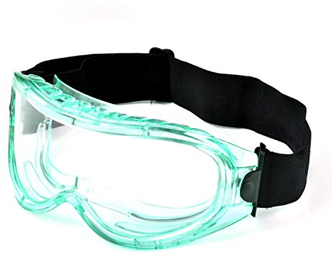 SAFEYEAR Lunettes de Protection travail Lunettes de Port pour porteurs de Lunettes -avec Protection latérale et Branches antidérapantes Protection UV surlunettes de protection (Adulte,Vert)