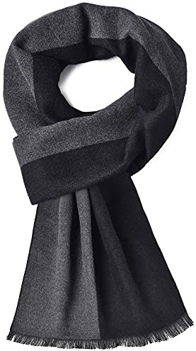 Koeie Men Winter Cashmere Scarf Thick Warm Wool Men's Scarves