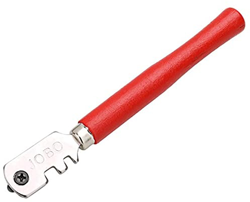 Glas- und Fliesenschneider Professionelles Glasschneider-Werkzeug Sechs-Rad-Glasschneider Craft-Schneideset für 2-18 mm dickes Glas zum Schneiden und Ritzen von Glasflaschen, Spiegeln, Fensterscheiben