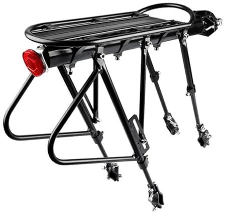 GepäCkträGer Fahrrad Fahrrad Mountainbike Lastregale Aluminium Fahrrad-Gepäckträger MTB Fahrrad Mountainbike Rennrad Gepäckträger Schwarz