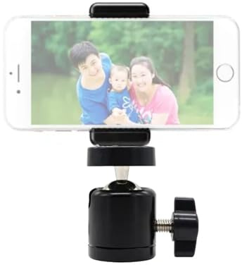TronicXL Stativ Adapter mit Kugelkopf Handy für Tripod Kamerastativ Smartphone kompatibel mit iPhone 14 15 Samsung Xiaomi Manfrotto Hama etc. 1/4