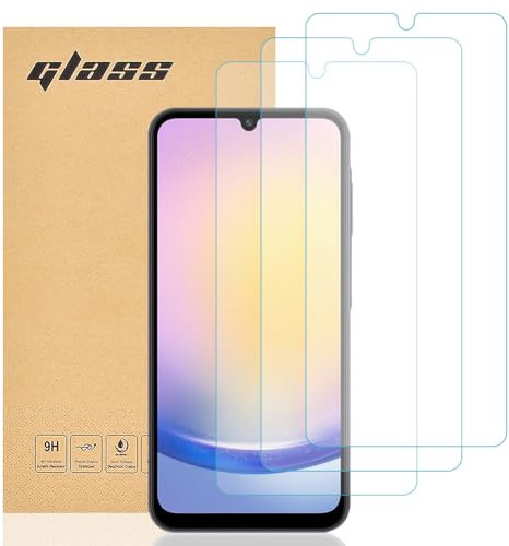 Totill [3 Unidades Protector de Pantalla para Samsung Galaxy A25, Cristal Templado para Samsung Galaxy A25 Fácil Instalación, Vidrio templado 9H,Alta Definicion,Anti-Arañazos