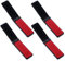 Tyqour Lot de 4 brosses à poussière pratiques, réutilisables, anti-poils d'animaux, brosse de nettoyage, antistatique, noire, pour vêtements, canapé, voiture, peluches, etc