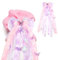 Schleife Schultüte, Meerjungfrau Fussball Schleife für Schultüte Mädchen Junge, Einschulung Mädchen Deko, Lila Rosa Blau Schultüte Schmetterling Zuckertüte Junge Schulanfang Deko (Rosa Schleife)
