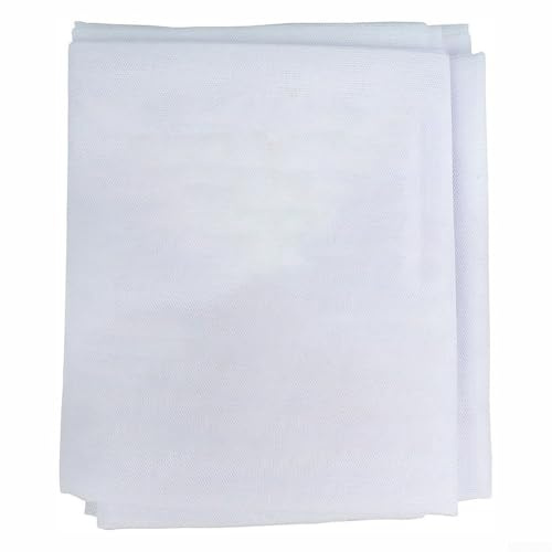 Red eficaz de protección contra insectos al aire libre, barrera confiable para su jardín, piscina y plantas de interior (blanco)