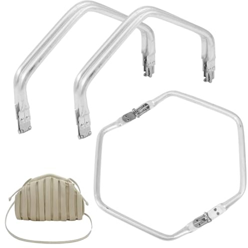EIHI 3 Pezzi Chiusura Borsa Uncinetto, Borsa Manico Interno, Accessori per Borse Uncinetto, Per Progetti DIY（B）