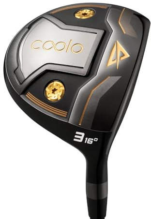 COOLO Golf Fairway Woods and Mini Driver for Average Golfer, Designed for Strong Launch and Good Carry, Right Handed (Graphite, 3 Wood, 16°, Regular, Right)