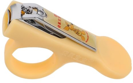 CVUTOVO Faltbarer Nagelknipser aus Kohlenstoffstahl mit Ergonomischem Griff für Neugeborene Sicherer Babynagelschneider und Unverzichtbares Nagelpflegewerkzeug