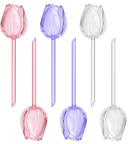 Chewtoyo 6 Pcs Self Watering Globes, 9.84 in Bulbs, Automatic Plant Waterers for Potted Plants, Transparent
