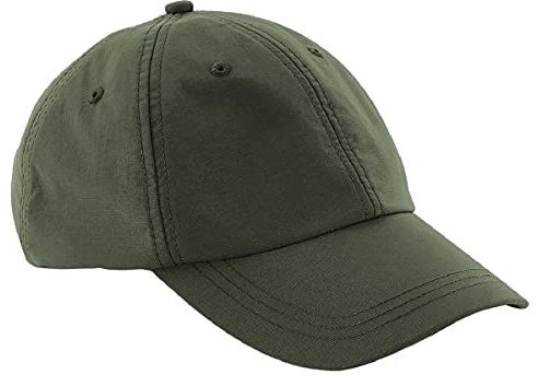 Beechfield Unisex Outdoor Waterproof 6-Panel Cap - One Size Fits All - Olive Green