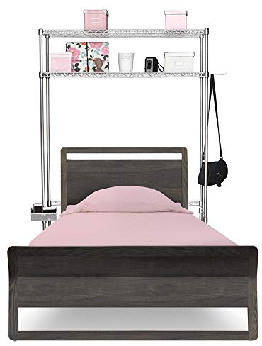 Shelving Inc. 18 d x 48 w Over The Bed Chrome Wire Storage Unit