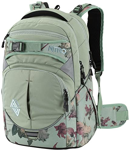 Nitro Superhero Schulrucksack, Rucksack, abnehmbarer Hüftgurt, robuste Bodenplatte, Thermotasche