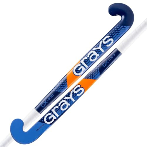 GRAYS GX1000 Ultrabow Crosse de hockey composite pour enfant Bleu marine Taille 30