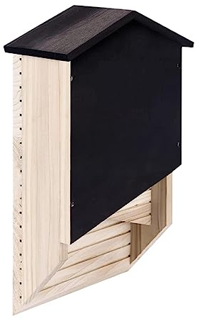Boîte à Chauve-Souris extérieure | Abri en Bois pour colonie de Chauves-Souris | Décoration en Bois réutilisable de Maison de boîte de Chauve-Souris pour l'hibernation, nid de Chauve-Souris Gimocool