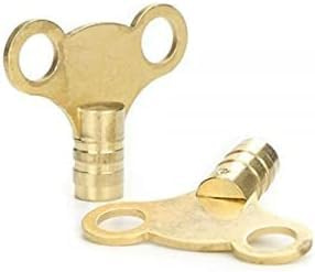 E2trade Radiator Key Solid Brass Radiator Bleeding Key Pack of 2
