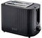 Quest 2 Slice Toasters/Modern Grooved Design / 7 Browning Levels/Reheat & Defrost/Crumb Tray & Cord Storage / 930W (Black)