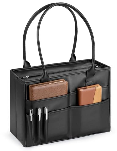 UNICITII File Tote Bag, Portable File Organizer Box Hanging Filing Box Desktop File Folder Document Storage Organizer with Pockets and Handles